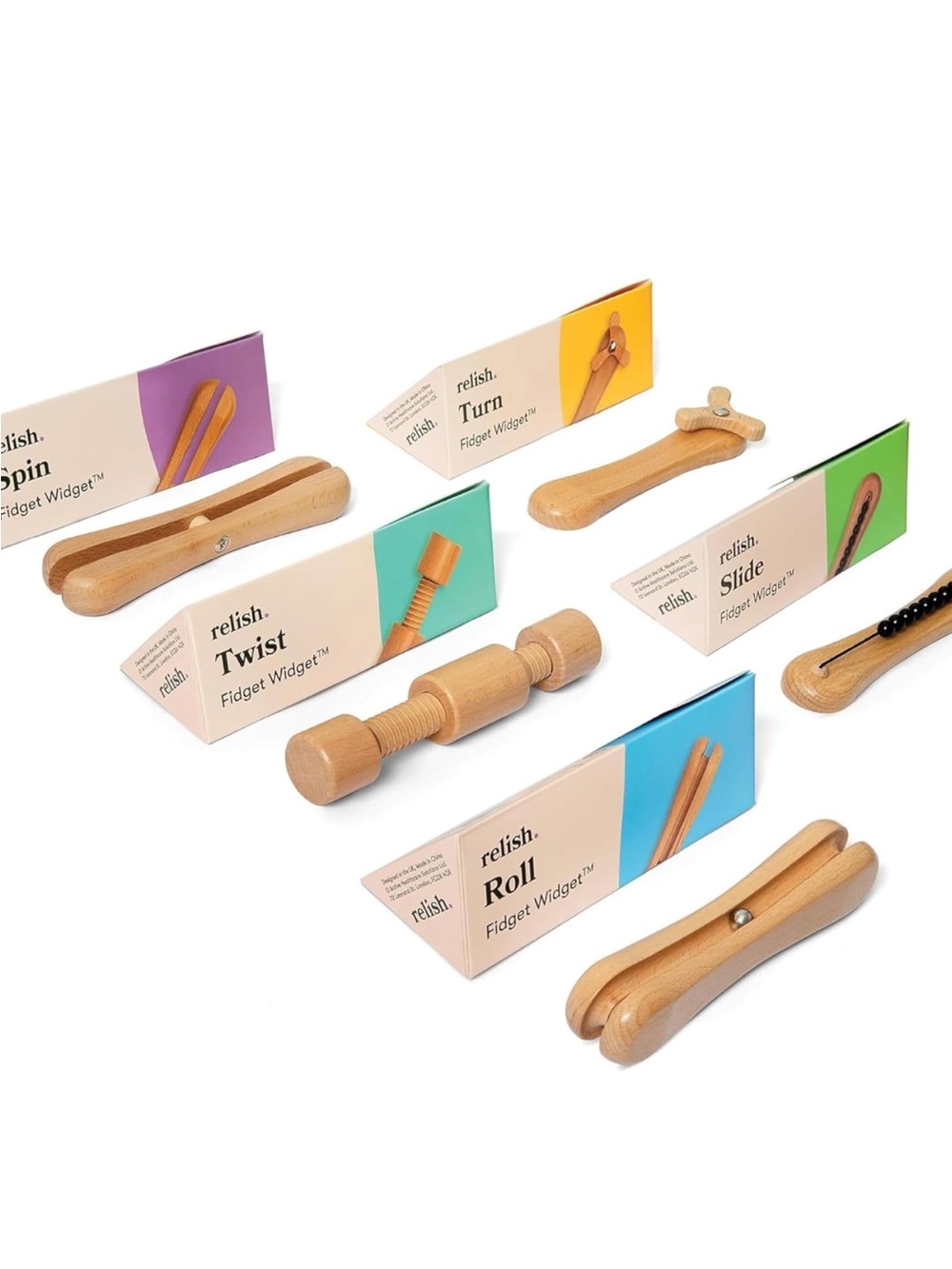 Relish Fidget Widget Wooden Fidget Toy – Dementia Sensory Activity